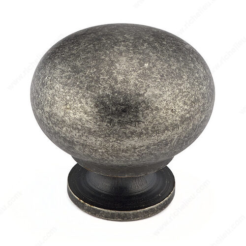 Modern Metal Knob - 5923 Pewter