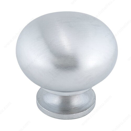 Modern Metal Knob - 5923 Brushed Chrome