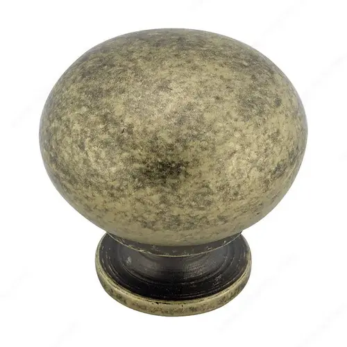 Modern Metal Knob - 5923 Burnished Brass