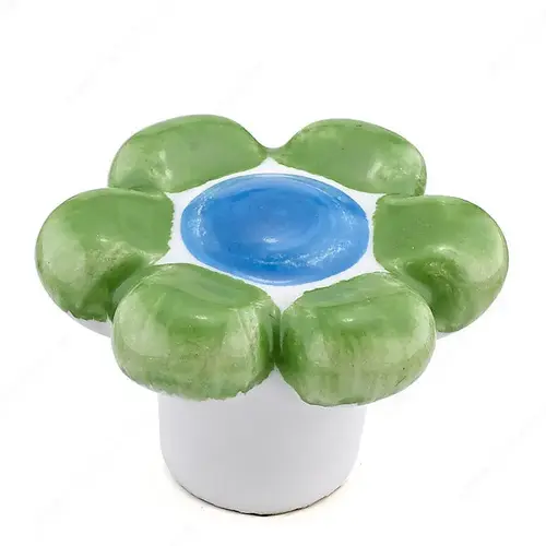 Eclectic Ceramic Knob - 125 Pastel Green