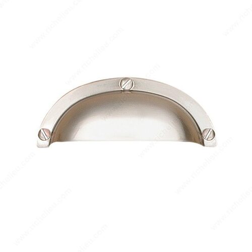 Traditional Metal Cup Pull - 6440 Brushed Nickel