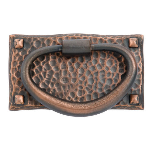 Hammered Oval Cabinet Pull 3 X 1-3/4" In Oil Rubbed Bronze Finish