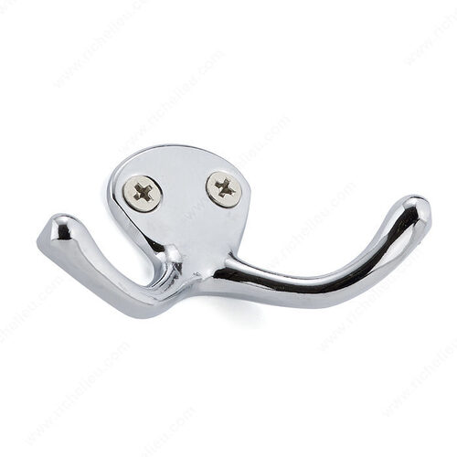 3 in Double Utility Hook - 6508 Chrome