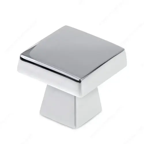 Modern Metal Knob - 6889 Chrome