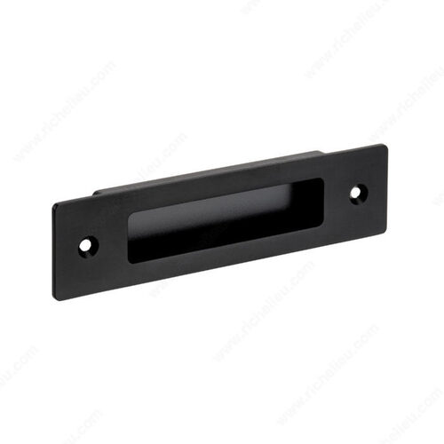 Modern Recessed Metal Pull - 7055 Matte Black