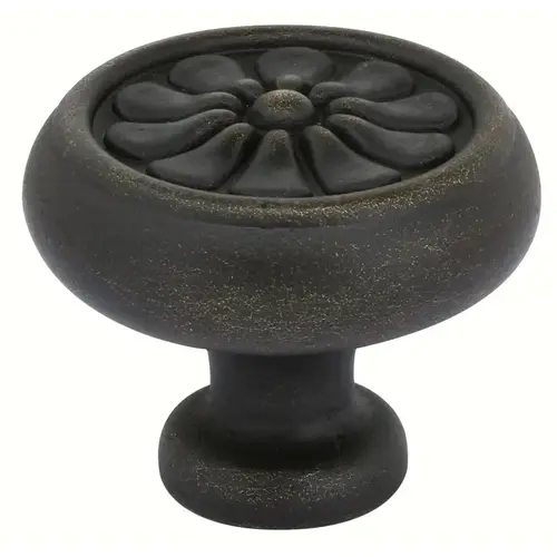 Tuscany Petal 1-1/4" Cabinet Knob Medium Bronze Finish