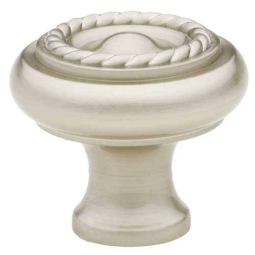 Rope 1-1/4" Cabinet Knob Satin Nickel Finish