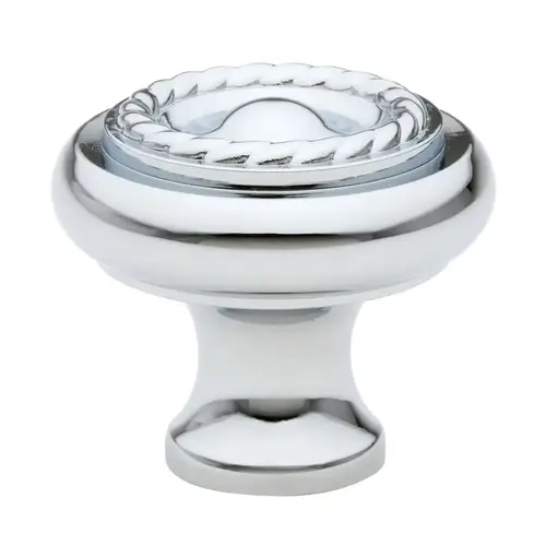 Rope 1-1/4" Cabinet Knob Bright Chrome Finish