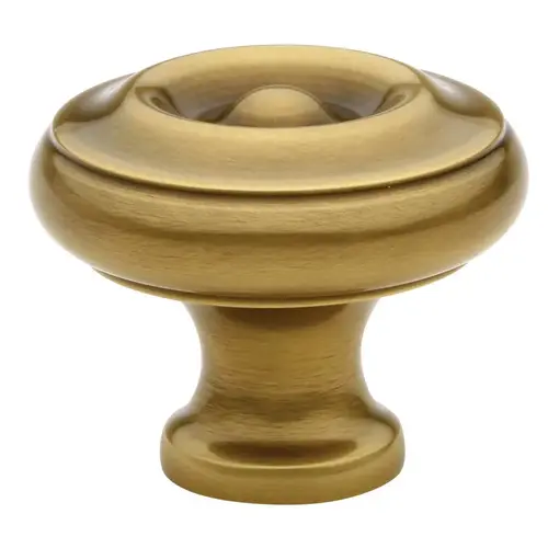 Waverly 1-1/4" Cabinet Knob French Antique Brass Finish