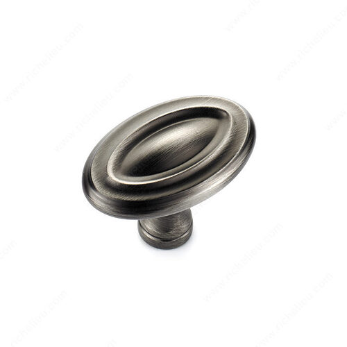 Traditional Metal Knob - 7404 Antique Nickel