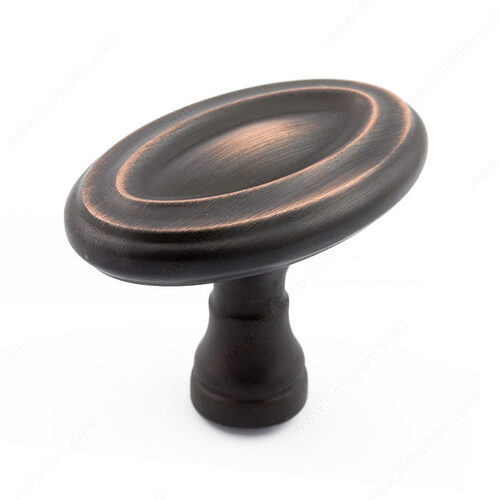 Traditional Metal Knob - 7404 Brushed Oil-Rubbed Bronze