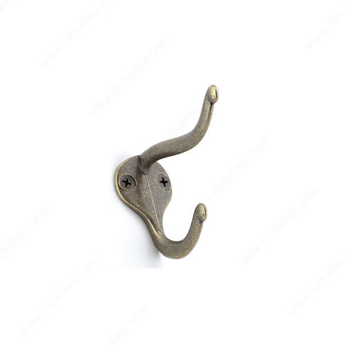 2-3/4 in Utility Hook - 744 Burnished Brass