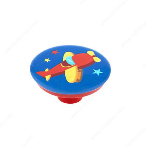 Modern Plastic Knob - 7625 Plane