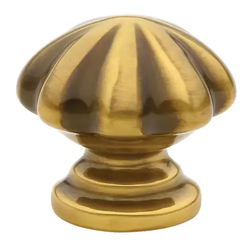 Melon 1-1/4" Cabinet Knob French Antique Brass Finish