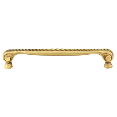 Rope Cabinet Pull 3" Center To Center French Antique Brass Finish