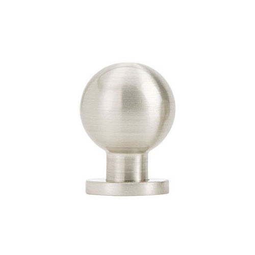 Modern Globe 1" Cabinet Knob Satin Nickel Finish