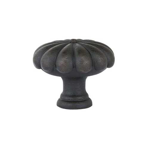 Fluted Cabinet Knob 1-1/4" Medium Bronze Finish