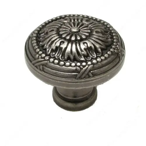 Traditional Metal Knob - 8246 Pewter