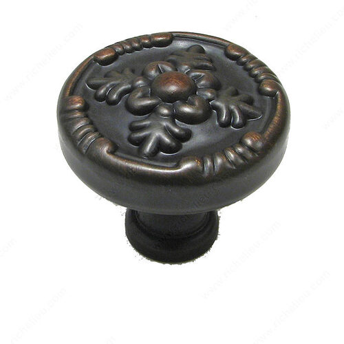 Traditional Metal Knob - 8261 Brushed Oil-Rubbed Bronze