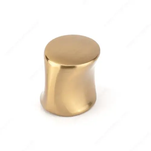 Modern Metal Knob - 82871 Brushed Aurum Gold