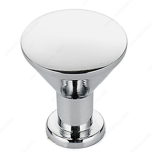 Modern Metal Knob - 842 Chrome