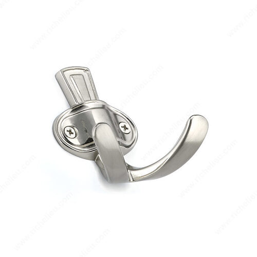 Classic Metal Hook - 8473 Brushed Nickel