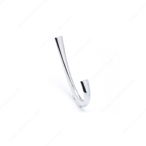 Modern Metal Hook - 849 Chrome