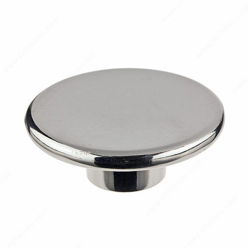 Modern Metal Knob - 8608 Polished Nickel