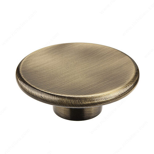 Modern Metal Knob - 8608 Antique English