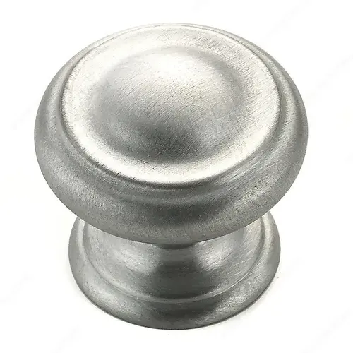 Traditional Metal Knob - 8632 Brushed Chrome