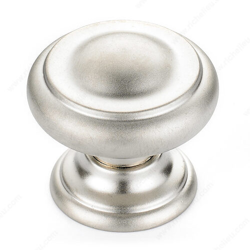 Traditional Metal Knob - 8632 Matte Nickel