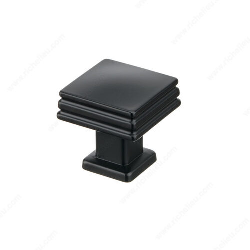 Transitional Metal Knob - 8640 Matte Black