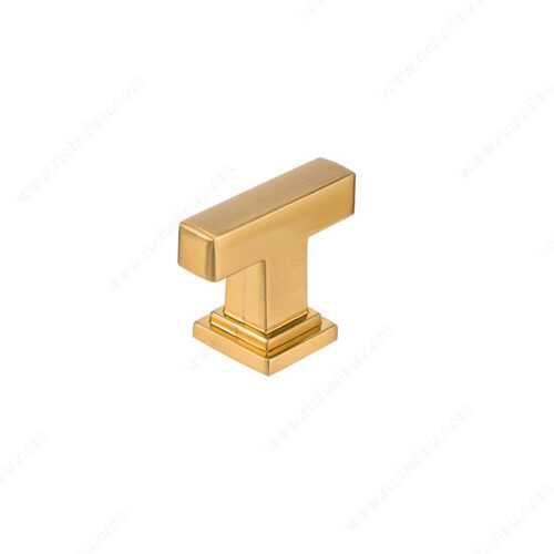 Transitional Metal Knob - 8645 Brushed Aurum Gold