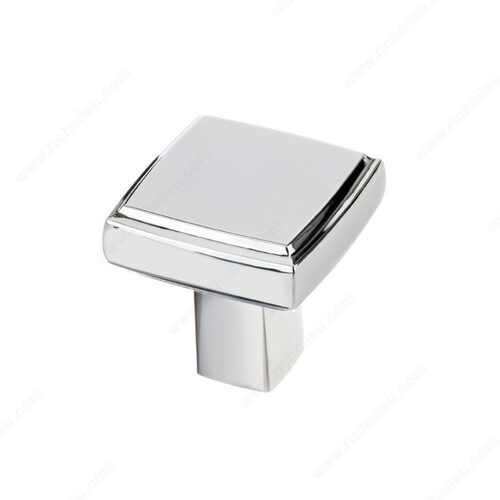 Modern Metal Knob - 8655 Chrome