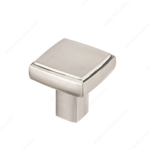 Modern Metal Knob - 8655 Brushed Nickel