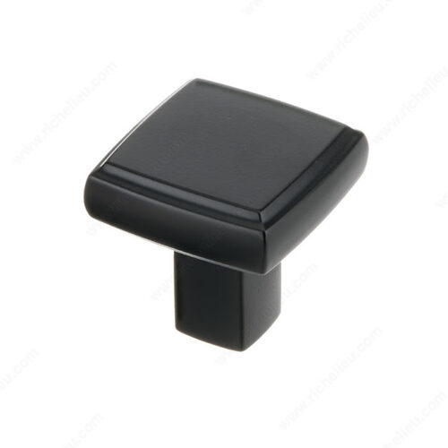 Modern Metal Knob - 8655 Matte Black