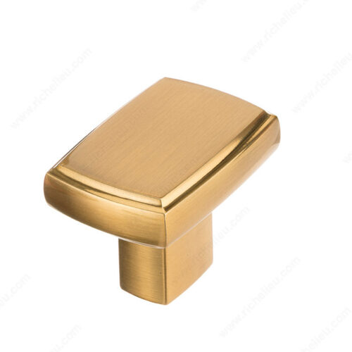 Modern Metal Knob - 8655 Brushed Aurum Gold