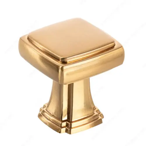 Transitional Metal Knob - 8675 Brushed Aurum Gold