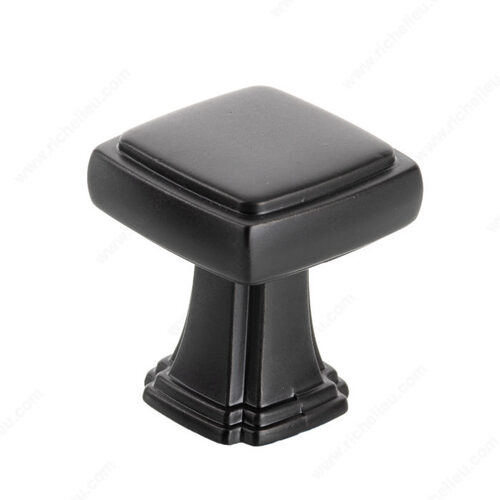 Transitional Metal Knob - 8675 Matte Black