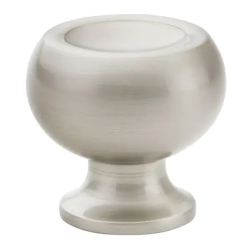 Atomic 1" Cabinet Knob Satin Nickel Finish