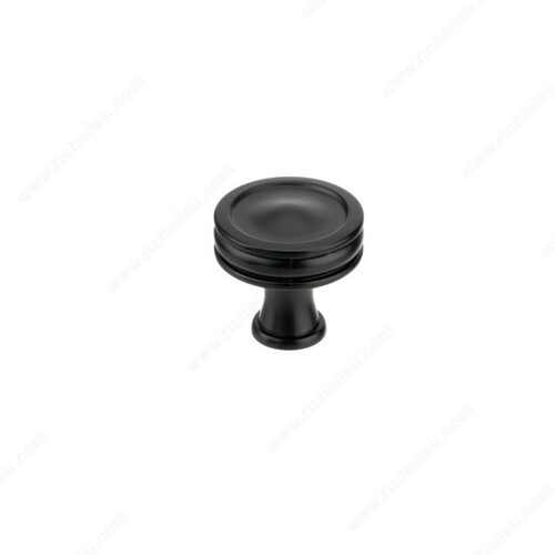 Transitional Metal Knob - 8680 Matte Black