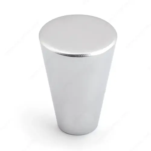 Modern Metal Knob - 868 Matte Chrome