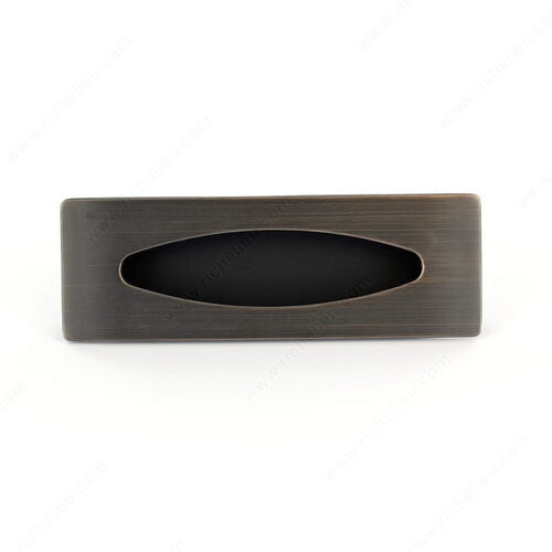 Modern Recessed Metal Pull - 870 Brushed Oil-Rubbed Bronze