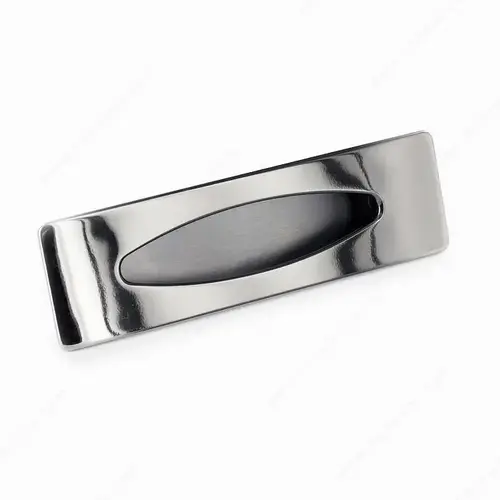 Modern Recessed Metal Pull - 870 Polished Nickel