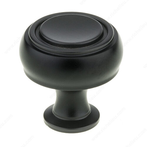 Modern Metal Knob - 8722 Matte Black