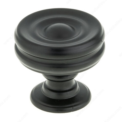 Modern Metal Knob - 8725 Matte Black