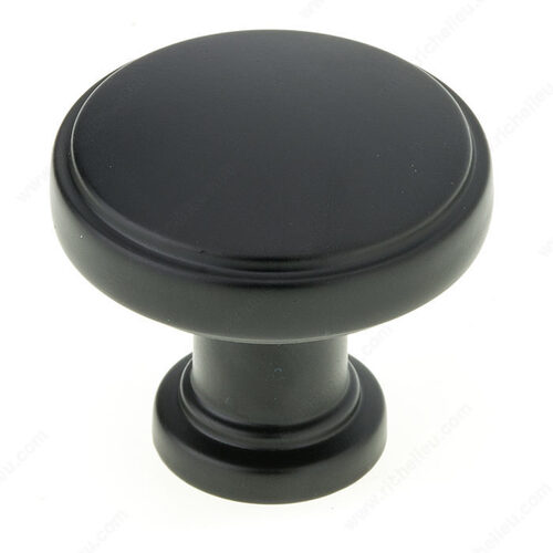 Modern Metal Knob - 8726 Matte Black