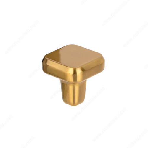 Modern Metal Knob - 8745 Brushed Aurum Gold