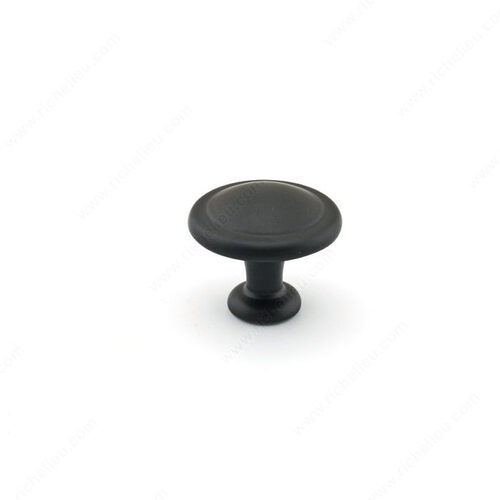 Traditional Metal Knob - 878 Matte Black