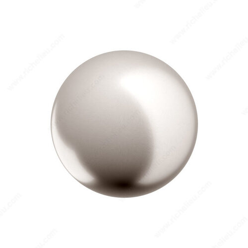 Traditional Metal Knob - 87894 Brushed Nickel